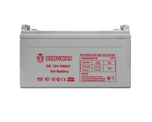 Акумуляторна гелева батарея Kingway GEL12-100Ah для інверторів