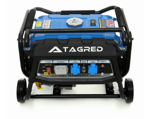 Генератор Tagred Professional TA3500GHX 3,5 кВт AVR стабілізатор з колесами