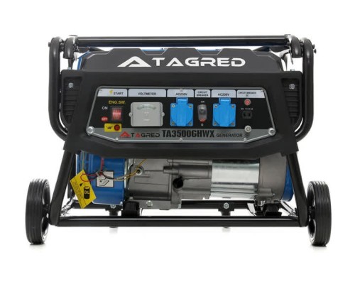 Генератор Tagred Professional TA3500GHX 3,5 кВт AVR стабілізатор з колесами