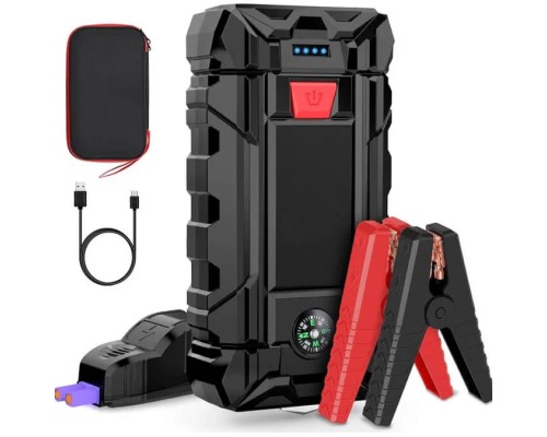 Пусковий зарядний пристрій MARKSON BM200 2000A/10000mAh з ліхтариком