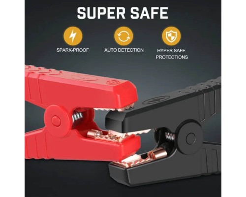 Пусковий зарядний пристрій MARKSON BM200 2000A/10000mAh з ліхтариком