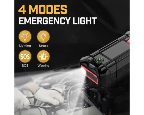 Пусковий зарядний пристрій MARKSON BM200 2000A/10000mAh з ліхтариком