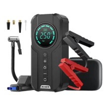 Пусковий зарядний пристрій BUVAYE YX1920-10400 600A/10400mAh з компресором та ліхтариком