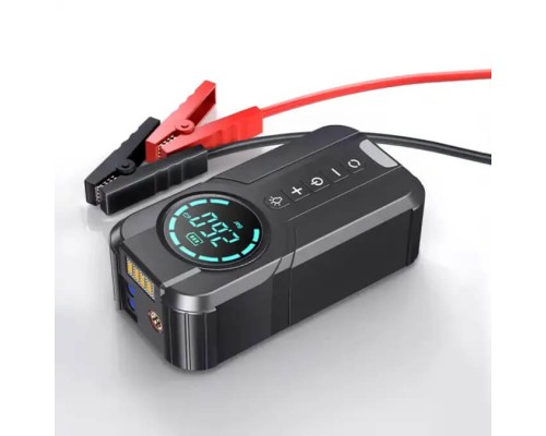 Пусковий зарядний пристрій BUVAYE YX1920-10400 600A/10400mAh з компресором та ліхтариком