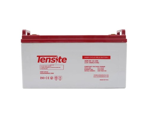 Акумуляторна гелева батарея Tensite GEL 150Ah 12V для інверторів