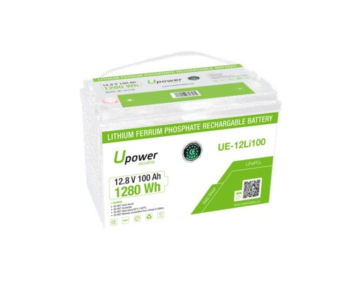 Акумуляторна батарея LiFePO4 Upower Ecoline 12V-100Ah