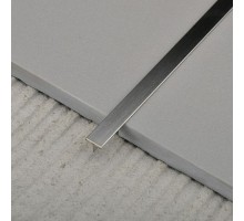 Декоративний профіль для плитки KLOODI SST STP 20x5 GD-SH срібло-браш