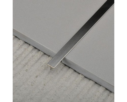 Декоративний профіль для плитки KLOODI SST STP 20x5 GD-SH срібло-браш