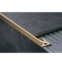 Декоративний профіль для плитки KLOODI Г-подібний (L) BRPROF BBP019-10H латунь