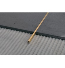 Декоративний профіль для плитки KLOODI П-подібний 05-10H латунь