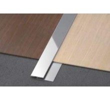 Декоративний профіль для плитки KLOODI SST PVC 01 2.5MM SL-BR срібло-браш