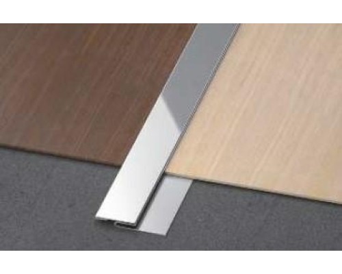 Декоративний профіль для плитки KLOODI SST PVC 01 2.5MM SL-BR срібло-браш