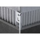 Декоративний профіль для плитки KLOODI SST SBP 14.5x3 SL-BR, срібло-браш