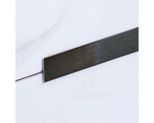 Декоративний профіль для плитки KLOODI SST SP 20x0.8 BK-BR, чорний-браш