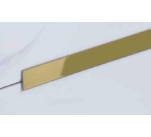 Декоративний профіль для плитки KLOODI SST SP 20x0.8 GD-BR , золото-браш
