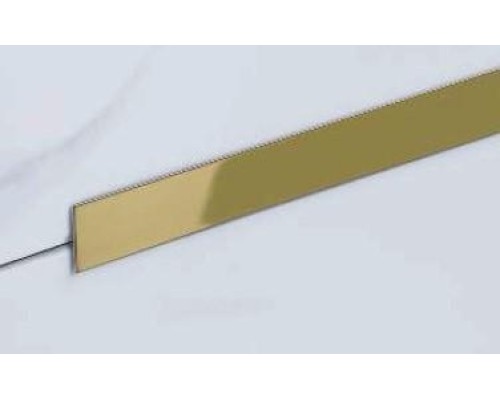 Декоративний профіль для плитки KLOODI SST SP 20x0.8 GD-SH , золото-глянець