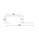 Декоративний профіль для плитки KLOODI SST SB022 25x10 SL-BR срібло-браш
