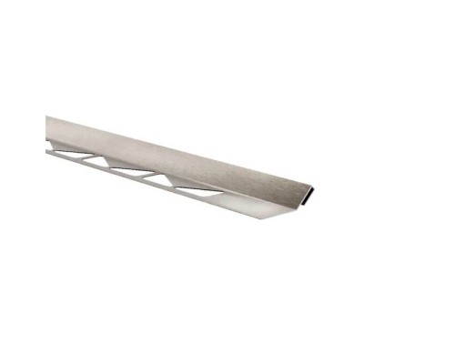 Декоративний профіль для плитки KLOODI SST SBP 14.5x3 SL-BR, срібло-браш