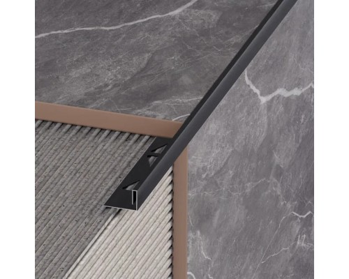 Декоративний профіль для плитки KLOODI SST SBP019 3x10 BK-BR чорний-браш
