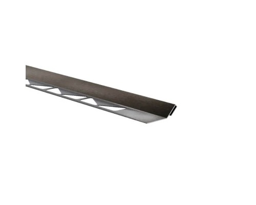 Декоративний профіль для плитки KLOODI SST SBP 14.5x3 BK-BR , чорний-браш