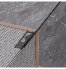 Декоративний профіль для плитки KLOODI SST SBP 14.5x3 BK-BR , чорний-браш