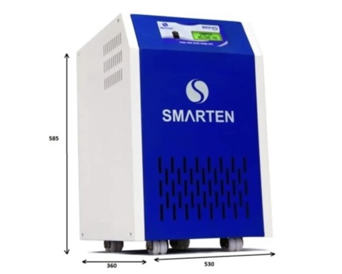 НАБІР інвертор Smarten Bravo 5500VA MPPT Solar panel UPS 48/220В з чистою синусоїдою + 4 акумуляторних батареї Smarten Bravo 220Ah 12V