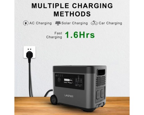 Портативна зарядна станція LanPWR D5-2500 2500W 2160Wh LiFePO4