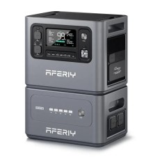 Портативна зарядна станція (комплект) Aferiy AF-P280 2800W 2048Wh + додаткова батарея AF-P280-B 2048Wh LiFePO4