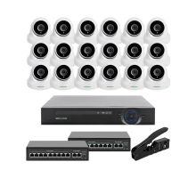 Комплект відеоспостереження на 18 камер GV-IP-K-W85/18 5MP