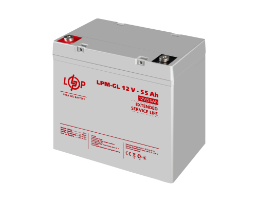 Акція.Акумулятор гелевий LPM-GL 12V - 55 Ah Акція.Акумулятор гелевий LPM-GL 12V - 55 Ah