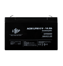 Акумулятор AGM LPM 6V - 14 Ah