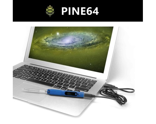 Портативний цифровий паяльник Pinecil Pine64, синій