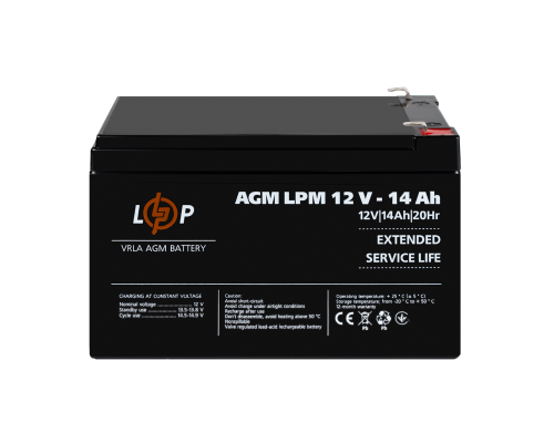 Акумулятор AGM LPM 12V - 14 Ah Акумулятор AGM LPM 12V - 14 Ah