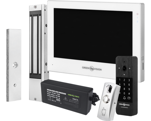 Комплект контролю доступу з магнітним замком 280 кг та домофоном GV-901
