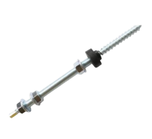 Комбінований гвинт-шуруп 10х200 мм (комплект) оцинкований