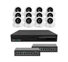 Комплект відеоспостереження на 12 камер GV-IP-K-W84/12 5MP
