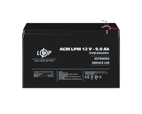 Акумулятор AGM LPM 12V - 9 Ah Акумулятор AGM LPM 12V - 9 Ah