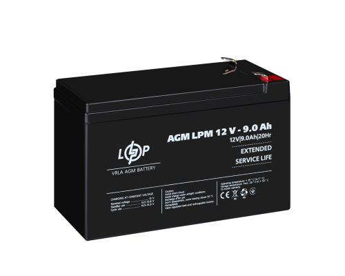 Акумулятор AGM LPM 12V - 9 Ah Акумулятор AGM LPM 12V - 9 Ah