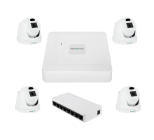 Комплект відеоспостереження на 4 камери GV-IP-K-W96/4 3MP