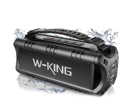 Портативна акустика W-KING D8 mini 30W, чорна