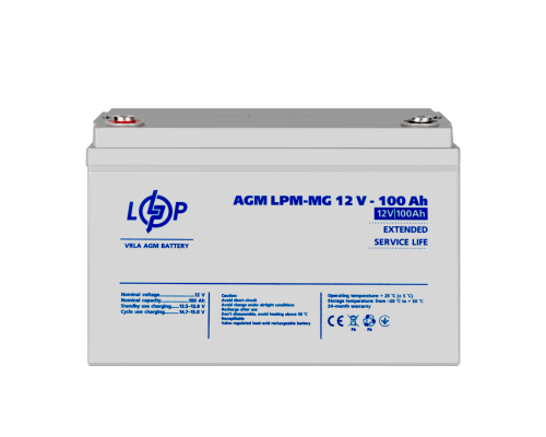 Акумулятор мультигелевий LPM-MG 12V - 100 Ah Акумулятор мультигелевий LPM-MG 12V - 100 Ah