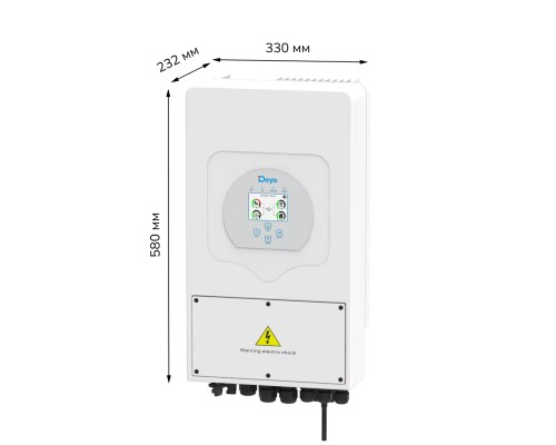 Гібридний інвертор Deye SUN-3.6K-SG03LP1-EU 48V 3600W, 4680VA, MPPT