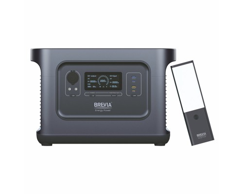 Портативна зарядна станція Brevia ePower2000 2000W 2150Wh 48000mAh LiFePO4 Портативна зарядна станція Brevia ePower2000 2000W 2150Wh 48000mAh LiFePO4
