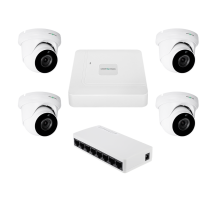 Комплект відеоспостереження на 4 камери GV-IP-K-W95/4 5MP