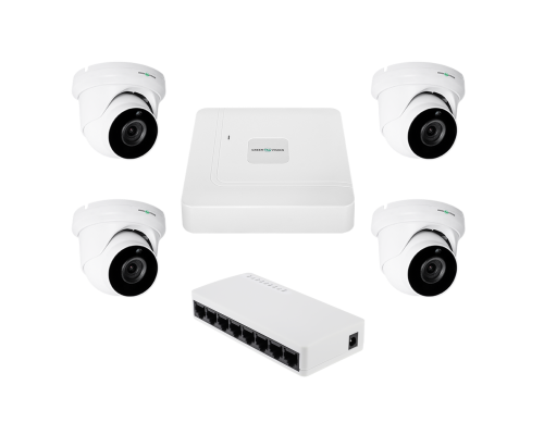Комплект відеоспостереження на 4 камери GV-IP-K-W95/4 5MP