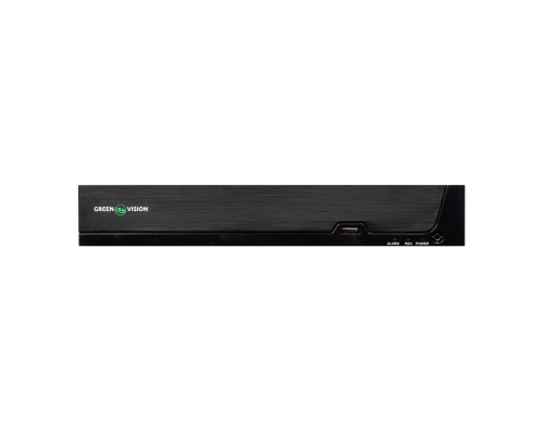 IP відеореєстратор 10-канальний 8MP NVR GreenVision GV-N-S024/08 (8POE) (Lite)