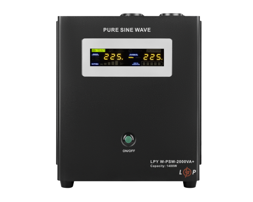 ДБЖ з правильною синусоїдою 24V LPY-W-PSW-2000VA+ (1400Вт)10A/20A ДБЖ з правильною синусоїдою 24V LPY-W-PSW-2000VA+ (1400Вт)10A/20A