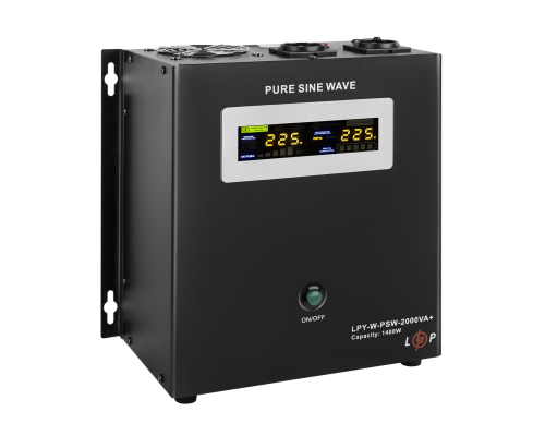 ДБЖ з правильною синусоїдою 24V LPY-W-PSW-2000VA+ (1400Вт)10A/20A ДБЖ з правильною синусоїдою 24V LPY-W-PSW-2000VA+ (1400Вт)10A/20A