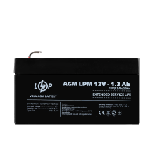 Акумулятор AGM LPM 12V - 1.3 Ah