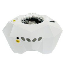 Проектор зоряного неба, нічник Aurora Star Night Light AC6923 з пультом, білий